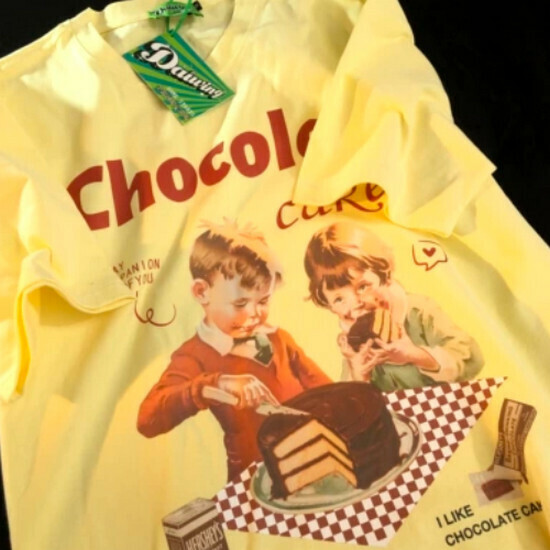 Hot selling one meal a day short-sleeved T-shirt [yellow] [S-XL size] (please contact customer service to confirm the delivery size after placing the order)
