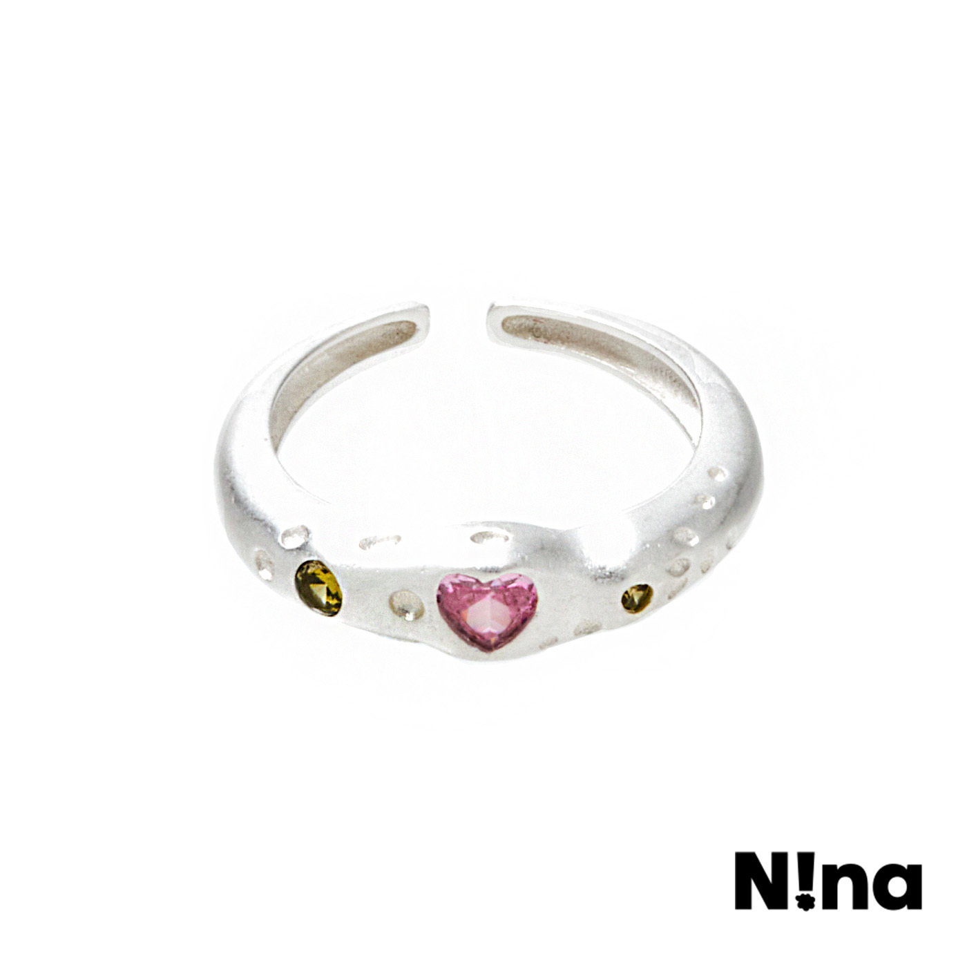 平價飾品,Nina聯名款,純銀,愛心,戒指