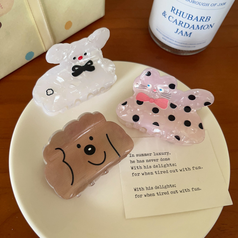 《70112》貝殼感可愛小動物小抓夾