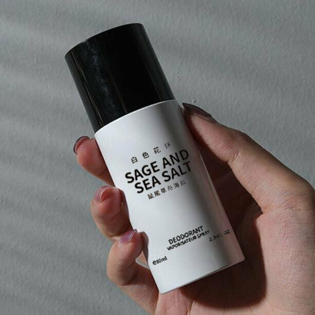 Popular 80ML Clothes Deodorizing Fragrance Spray - Sage and Sea Salt