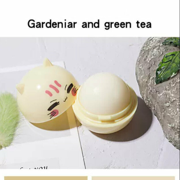 爆款高顔值卡通動物香膏-小貓咪 
