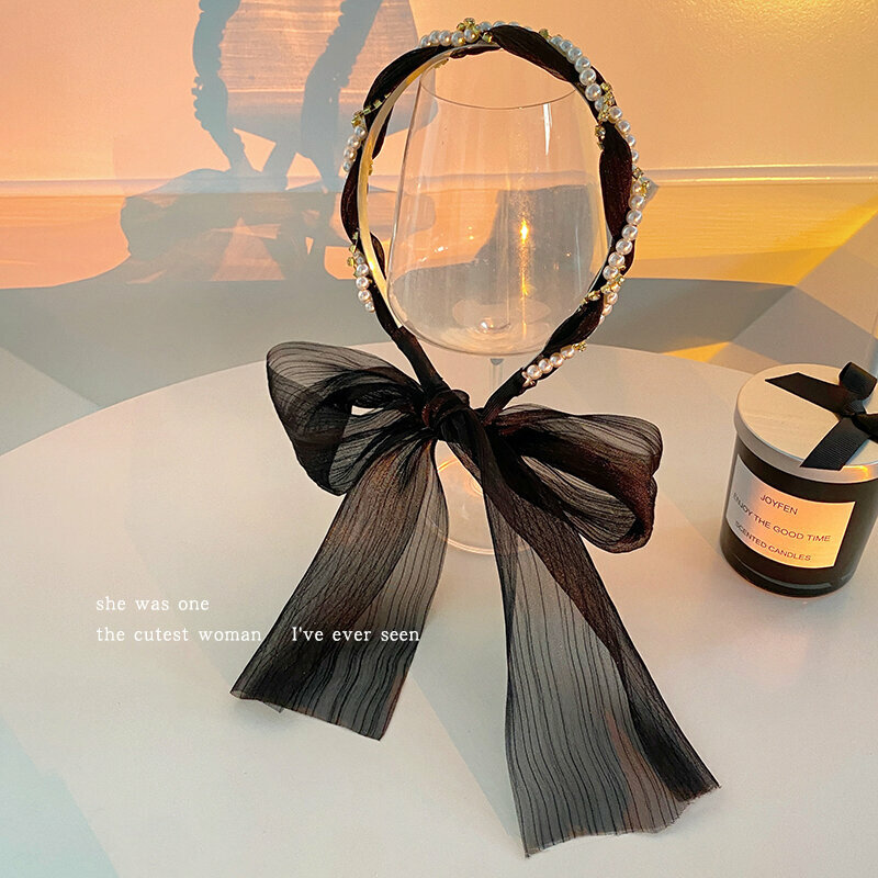 Hot Recommended Fashionable All-in-One Retro Hairband (Black)