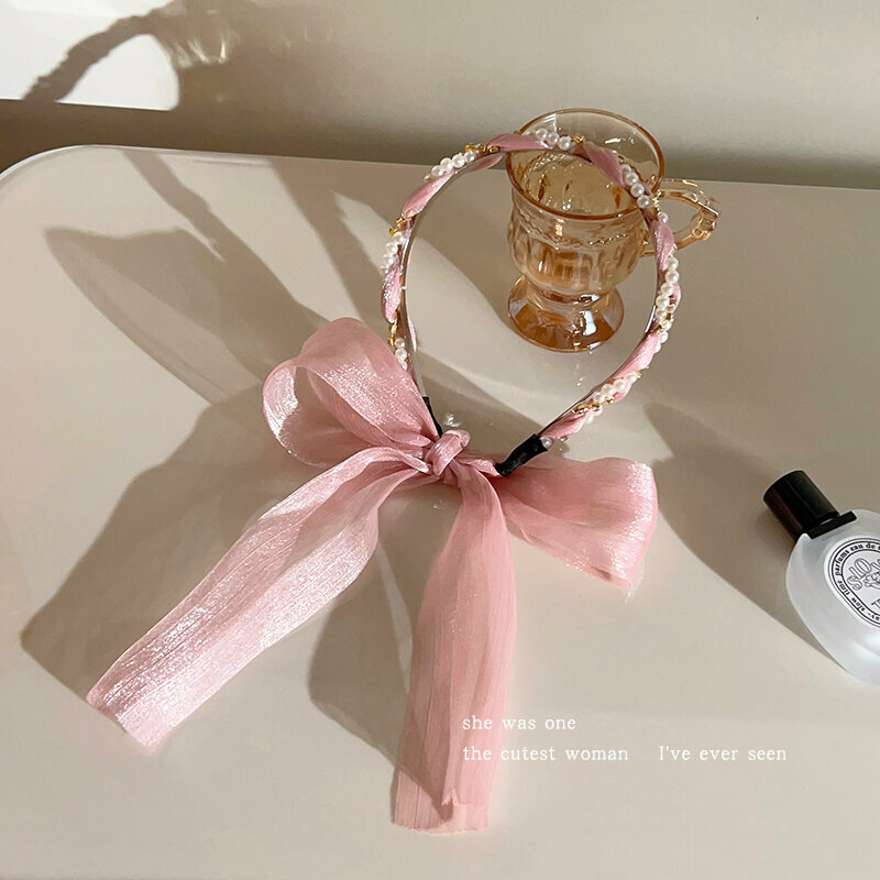 Hot Recommended Fashionable All-in-One Retro Hairband (Pink)