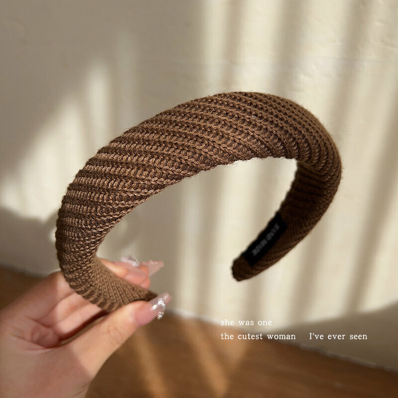 Hot Recommended Fashion Headband (Brown Twist Yarn)