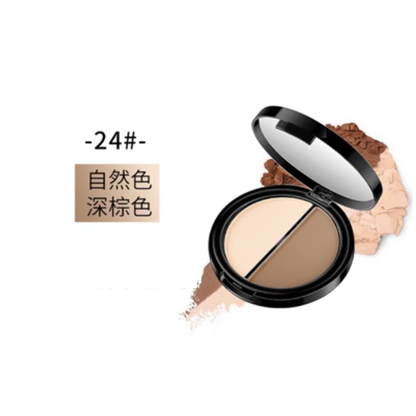 新款高光陰影組合修容盤(24#自然色 深棕色【1盒】)