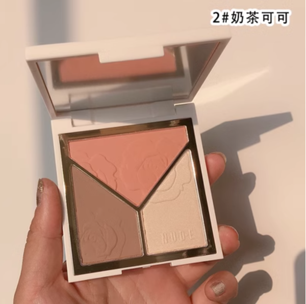新款三色修容盤(2#奶茶可可【10g】)