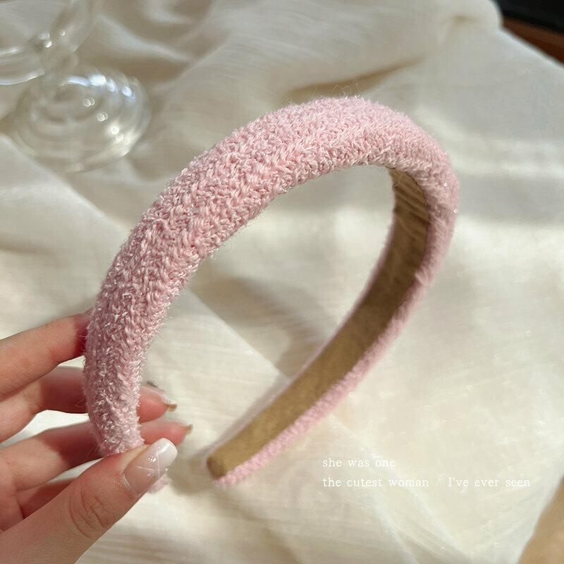 New fashion headband headband headband (pink fur style)