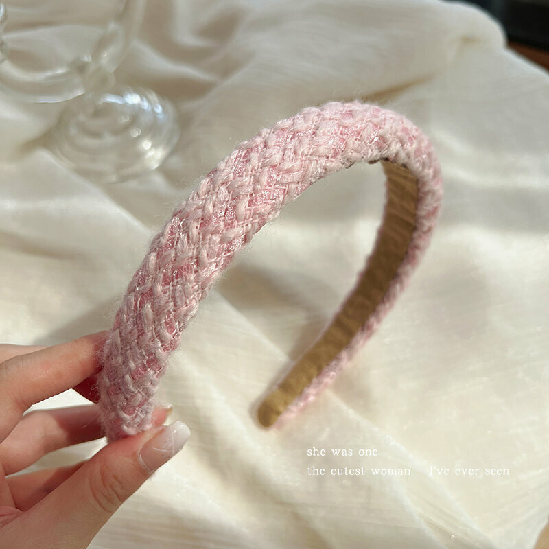 New fashion headband headband headband (pink braid)