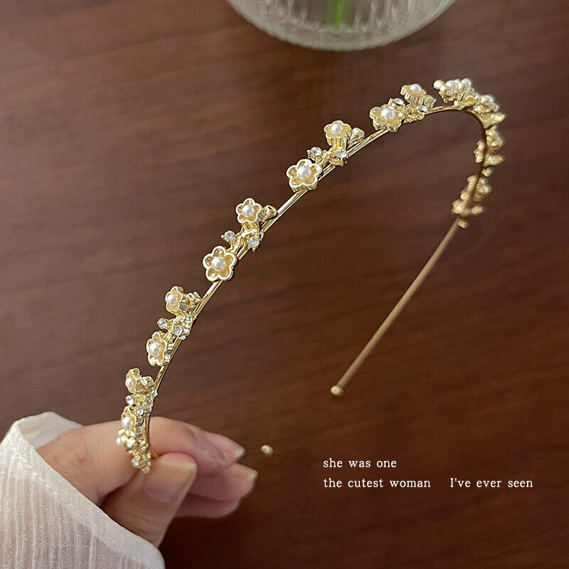 New fashion headband headband headband (pearl plum blossom style)
