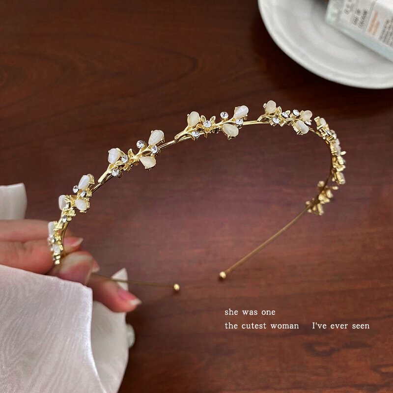 New fashion headband headband headband (opal branch-five-leaf flower)