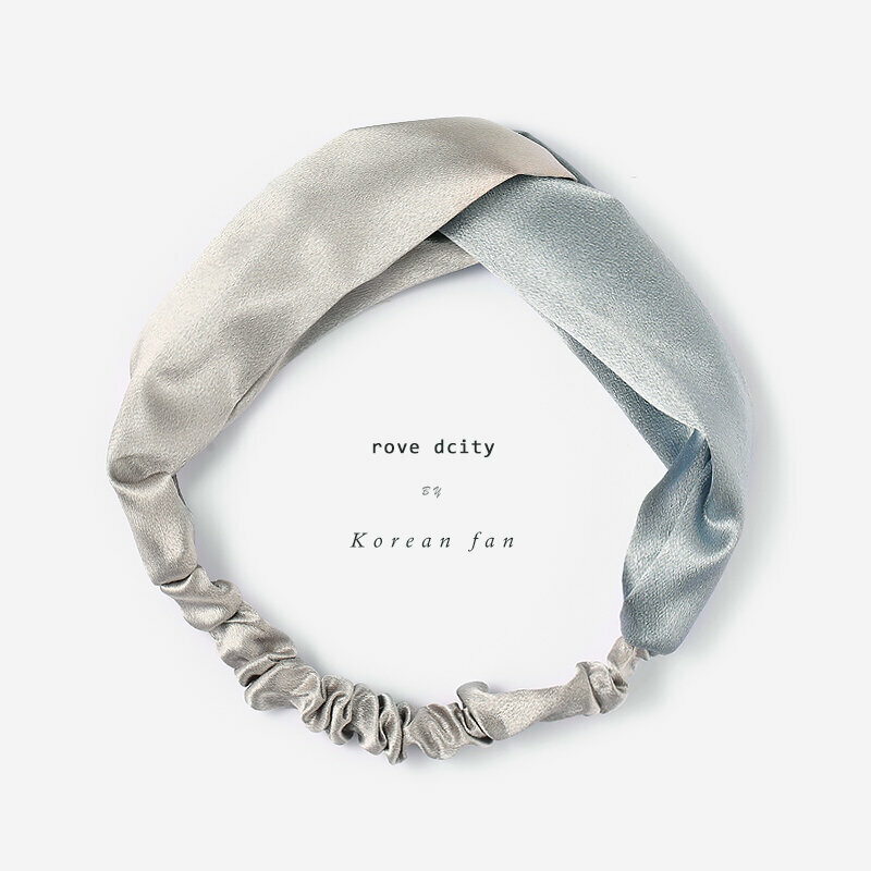 New fashion headband headband headband (milk white + light gray)