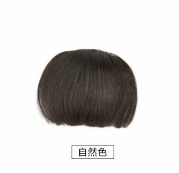Hot Recommended Real Hair Manga Bangs [No Sideburns - Natural Black]