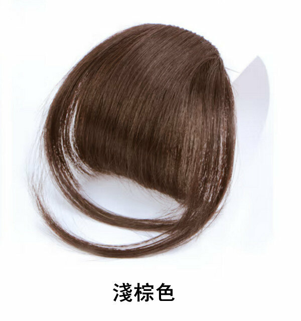 Hot Recommended Real Hair Manga Bangs [With Sideburns-Light Brown]