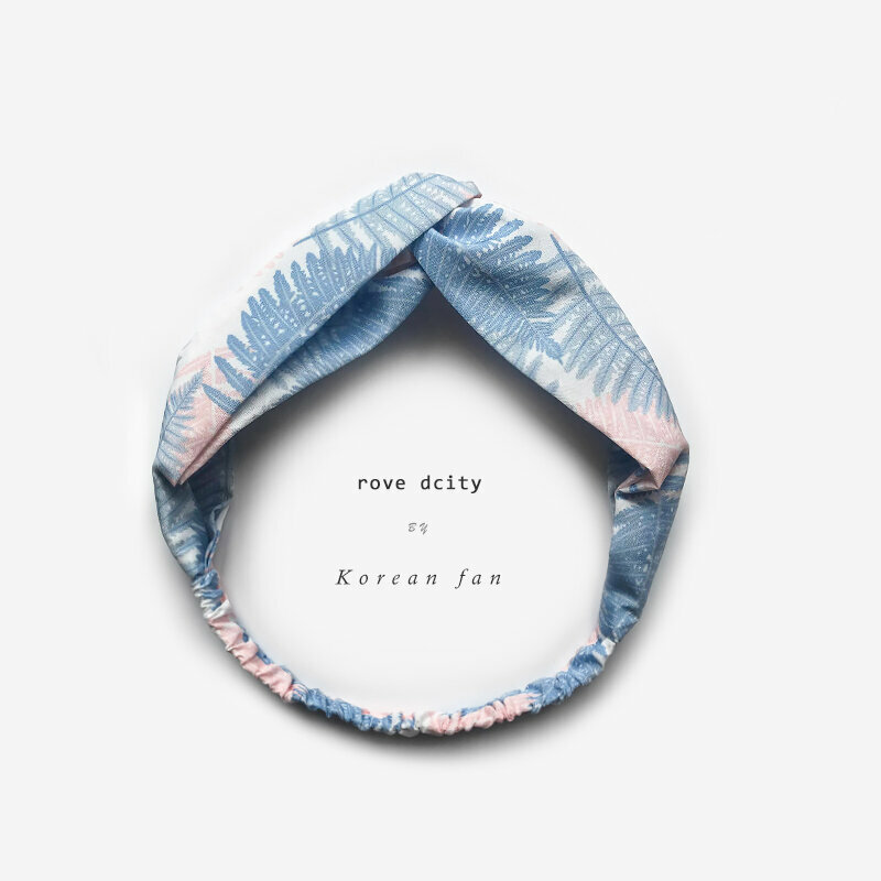 Hot Recommended Fashion Headband Headband Headband (Leaf-Blue)