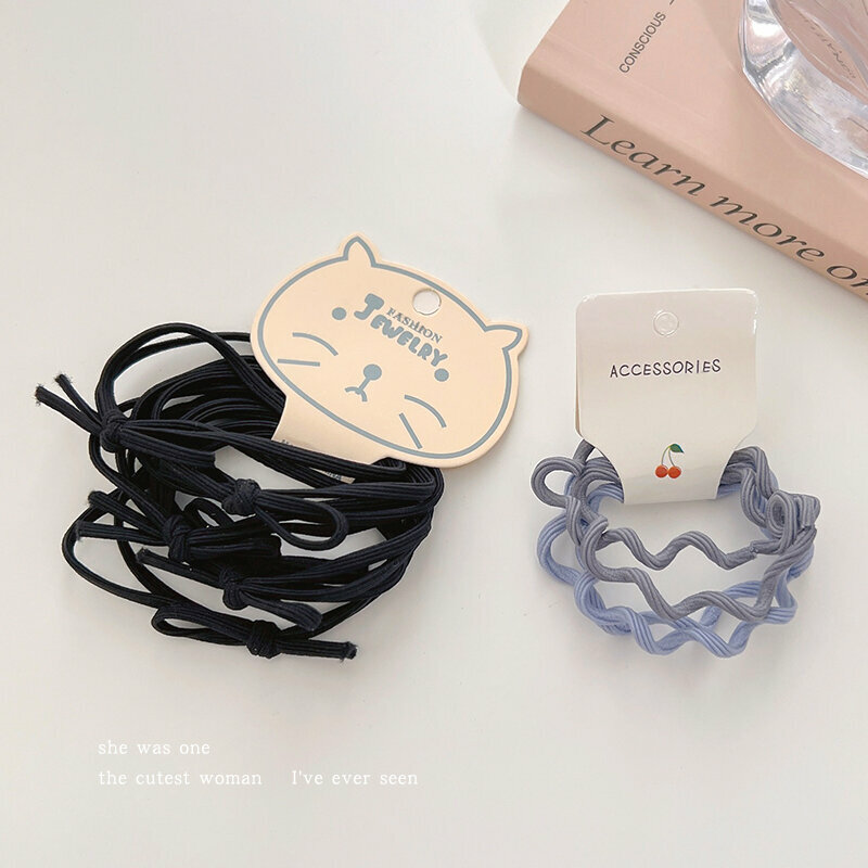 Hot push high elastic hair band elastic hair rope headband (Ruoshui-2 pieces)