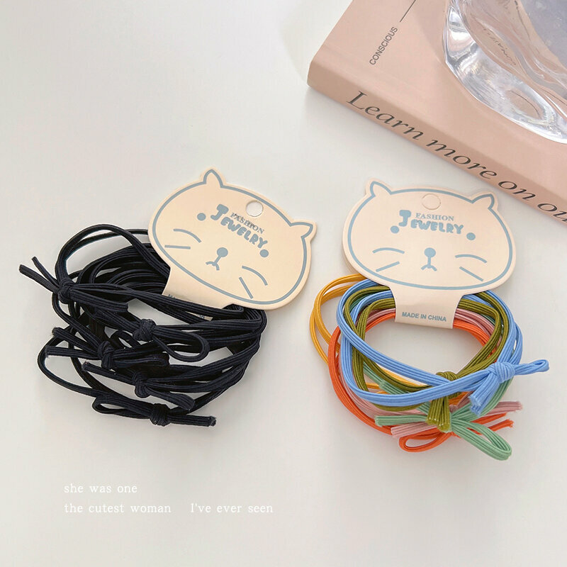 Hot push high elastic hair band elastic hair rope headband (Hongguang-2 pieces)