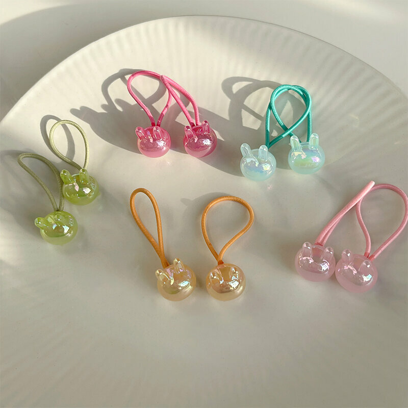 Hot push high elastic hair band elastic hair rope headband (10 rabbits)