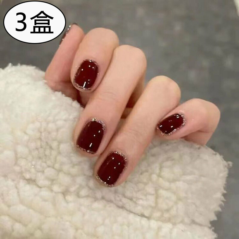 爆款【3盒】美甲甲片 假指甲(27#）