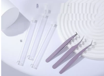 Popular false eyelash tweezers (poppy poppy clip + golden feather clip + dolphin clip [popular combination] + 3 storage cylinders)