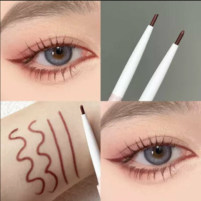 The most popular long-lasting non-fading eyeliner gel pen for beginners-#03 Bean Paste Red