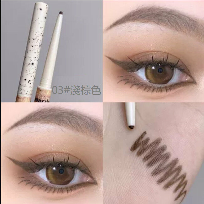 Hot style novice make-up long-lasting non-fading eyeliner gel pen-#03 light brown