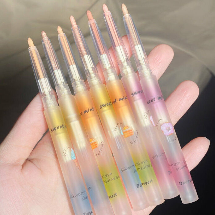 The hottest highlighter and brightening outline pen-#01 pearlescent white