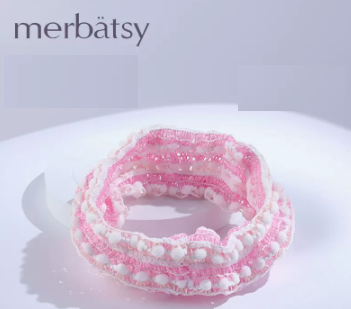 New face wash headband, headband, headband (light pink)