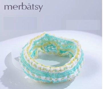 New face wash headband, headband, headband (fruit green)