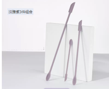 新款矽膠刮刀（淡雅紫-3件組合）