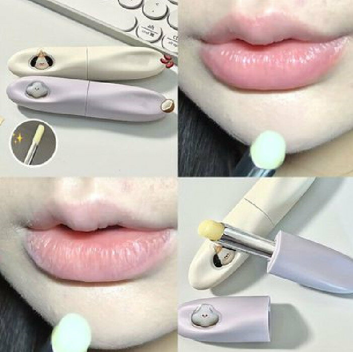 New anti-chapped lipstick base lip balm for light lip lines-#03 colorless blueberry flavor