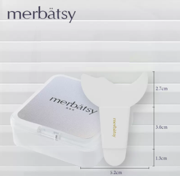 New crescent eyelash baffle (white single control storage box)