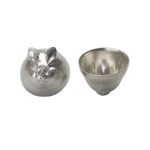 【能作 Nousaku】【純錫】【兔】【卯】【12生肖造型酒杯】【日本富山縣】