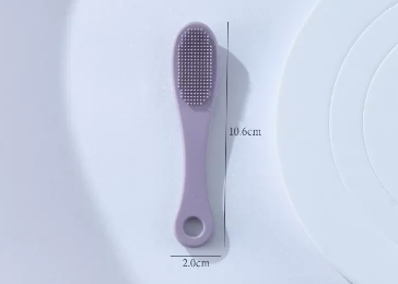 New facial cleansing brush (romantic light purple)