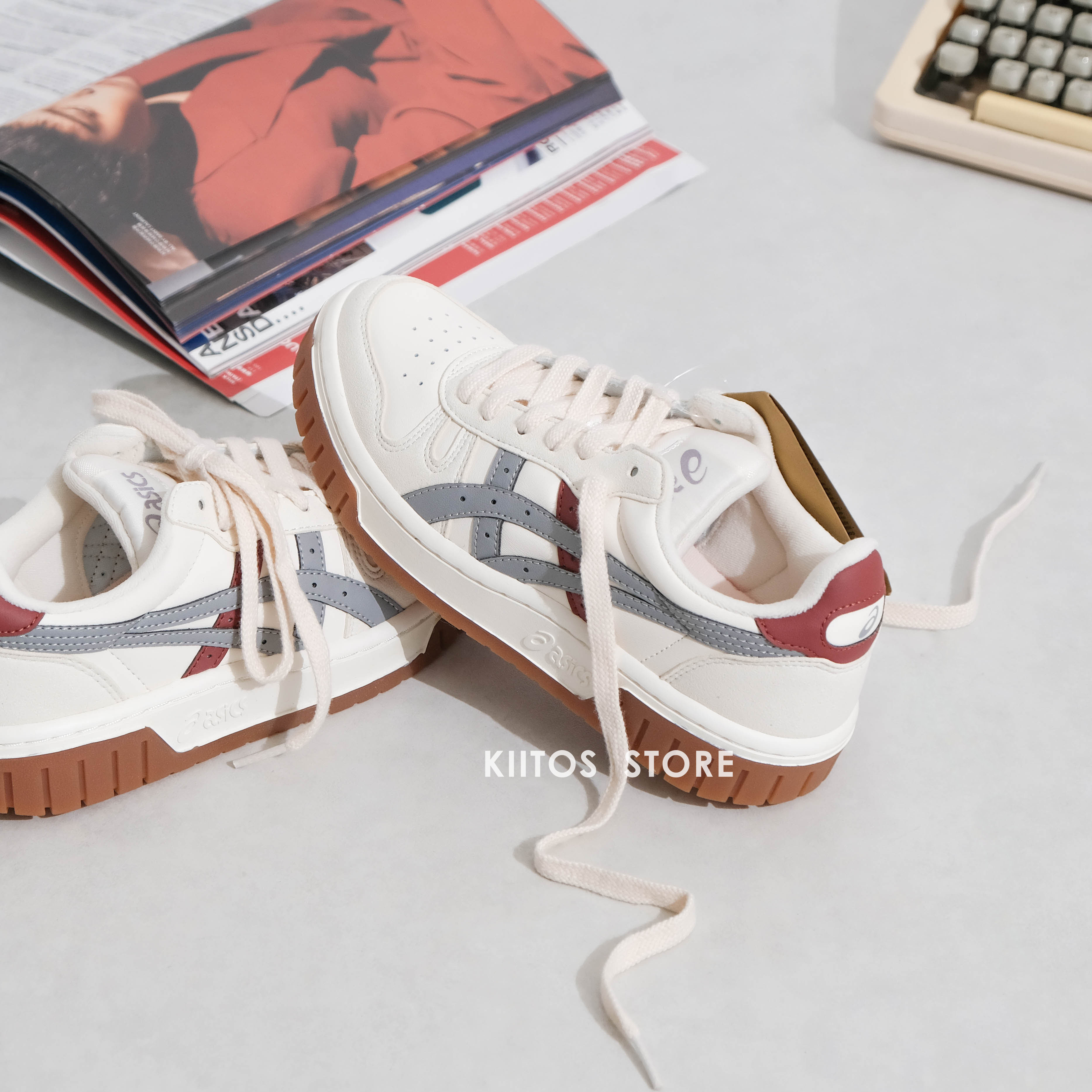 Asics Court Mz Low 焦糖芝麻果昔 1203A127-107