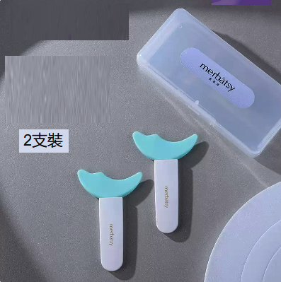 熱賣【2支裝】睫毛膏睫毛液擋板（淺綠色兩支裝配收納盒）