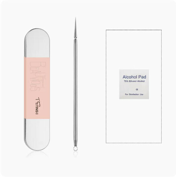 Hot selling acne blackhead scraping needle (titanium alloy super sharp needle)