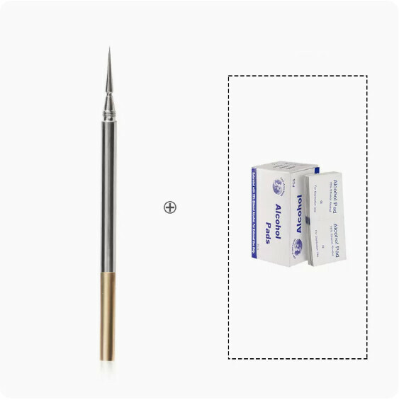The hottest blackhead removal needle (quicksand gold)