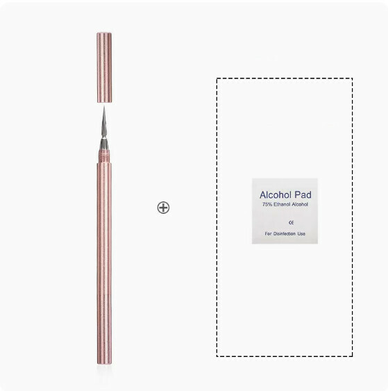 The most popular blackhead removal needle (rose gold model)