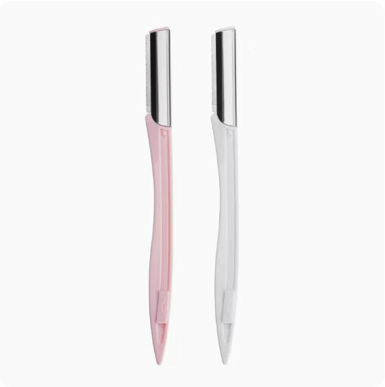 The most popular and safe eyebrow trimming tool (2-piece macro eyebrow razor set)