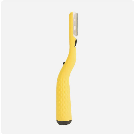 Popular luminous eyebrow trimmer with light (maize yellow)