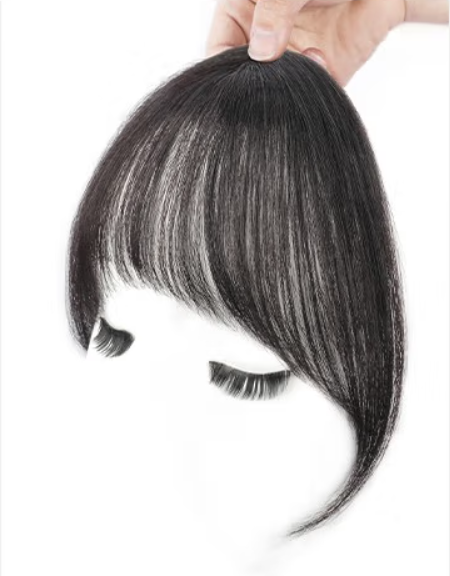 Popular 1-pack 6G split French bangs (natural color) (Specification: length 12CM)