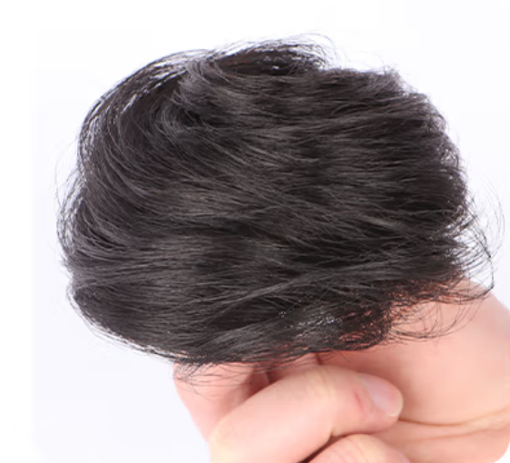 Popular 1-piece ball head straight hair tie (natural color/natural black/dark brown/light brown) (specification: gross weight 300g) (please contact customer service to confirm the delivery color after placing the order)