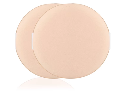 Popular model (pack of 2) wet and dry air cushion puff (skin color) (size: 55*7mm)