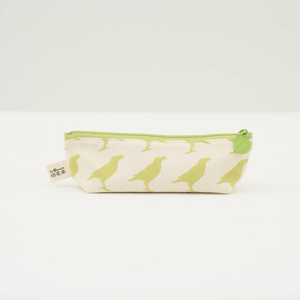 Pencil Case/Crested Myna No.5/Cherry Blossom