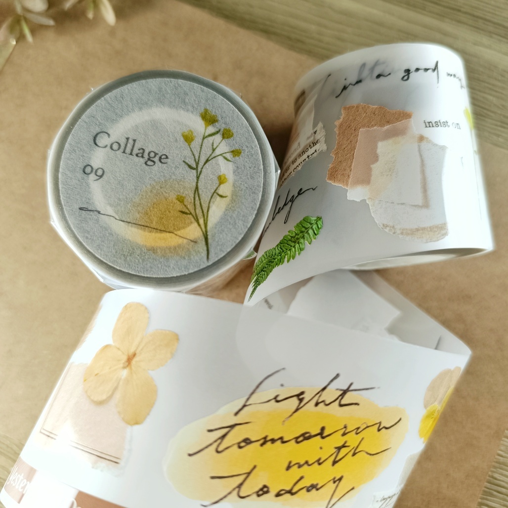 什物． Collage 09 5cm霧面PET膠帶 <整捲/分裝>