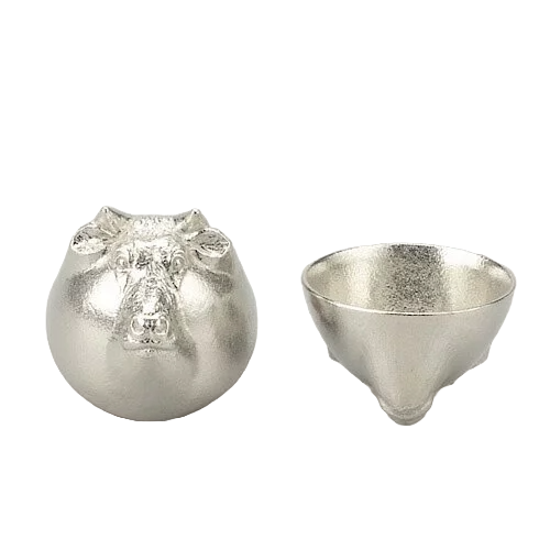 【能作 Nousaku】【純錫】【牛】【丑】【12生肖造型酒杯】【日本富山縣】