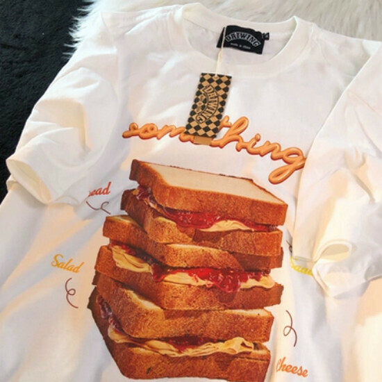 Hot Selling Salt Cool Style Short Sleeve T-Shirt [White] [S-XL Size] (Please contact customer service to confirm the delivery size after placing the order)