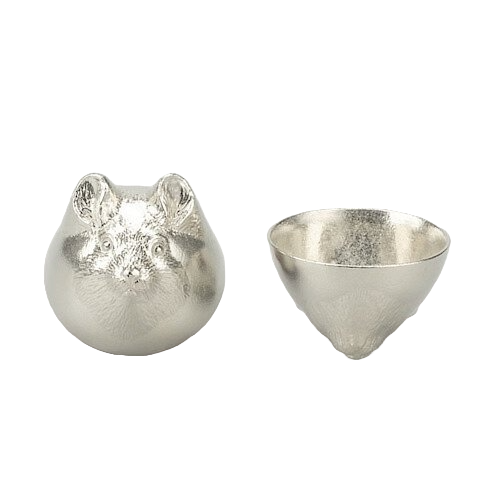 【能作 Nousaku】【純錫】【鼠】【子】【12生肖造型酒杯】【日本富山縣】