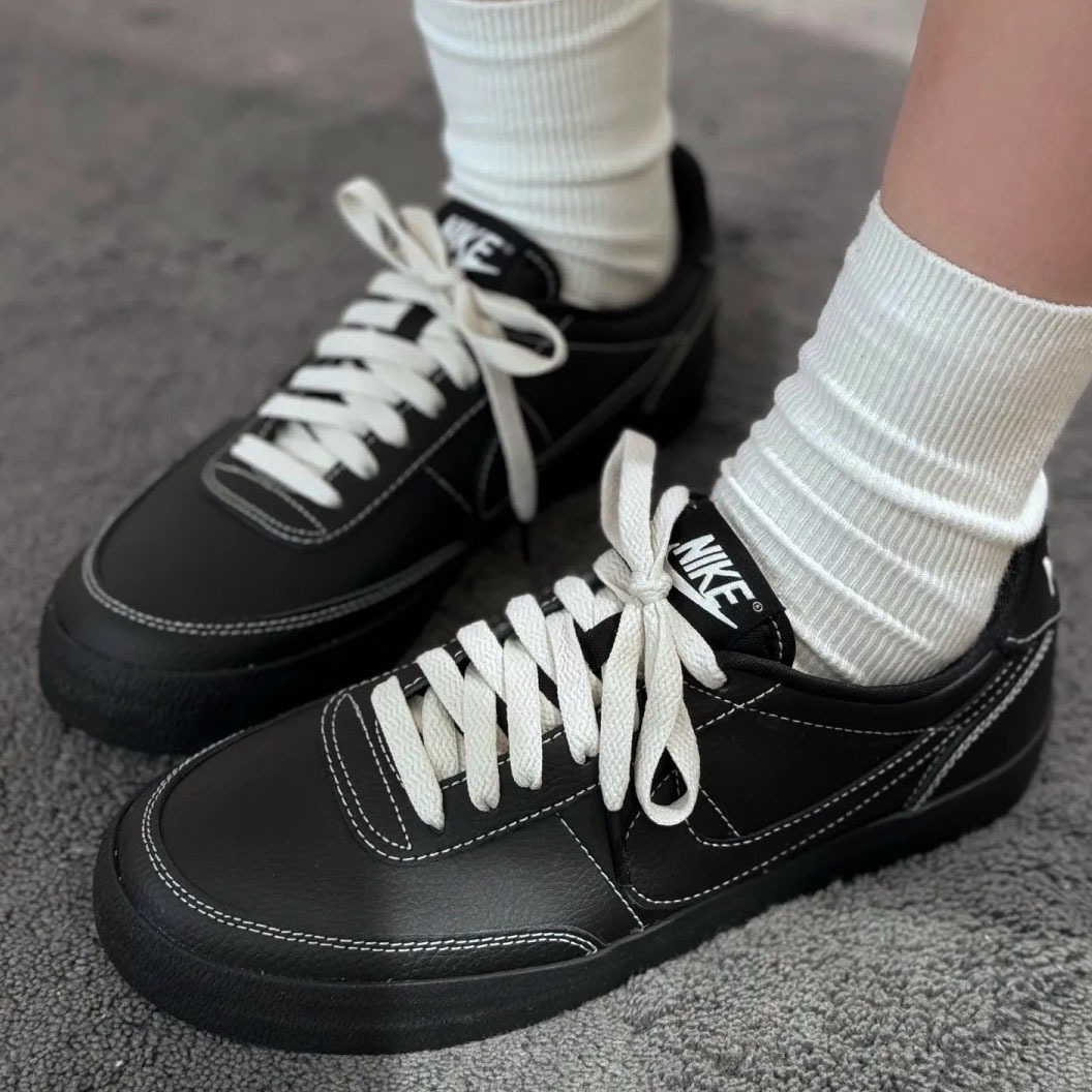 NIKE KILLSHOT 2 平民版倒勾 黑色 奶油白 黑武士 外縫線 男鞋 HJ7263-010 / 預購