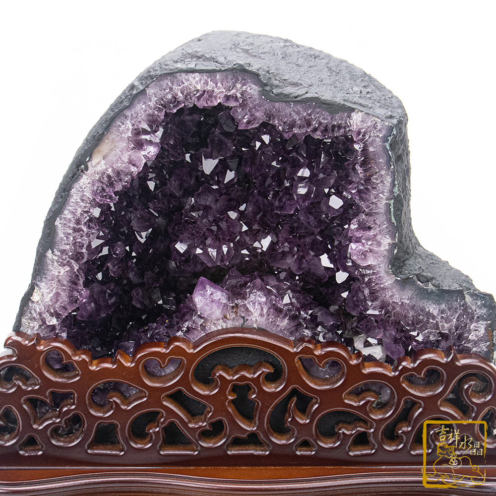 巴西紫水晶洞 13kg 聚財守庫